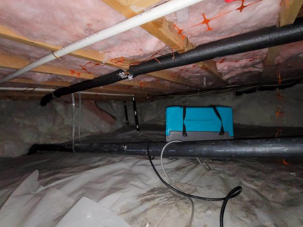 Crawl Space Water Remediation in Valrico