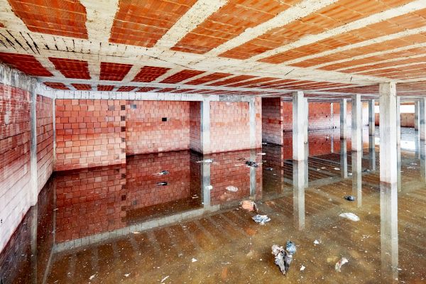 Basement Flood Remediation in Valrico